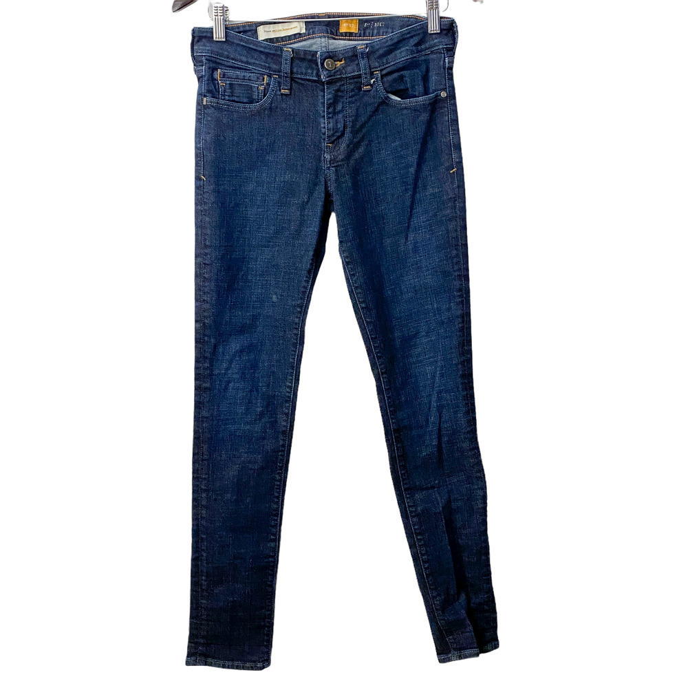 Anthro Pilcro Stet fit Blue straight Jeans Size 27